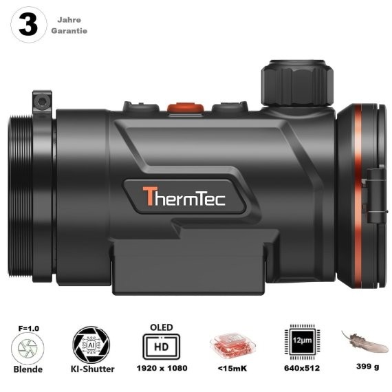 ThermTec | HUNT 650 PRO| Clip-on Wärmebildvorsatzgerät