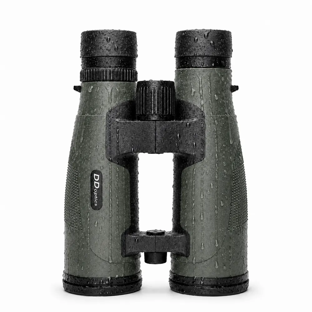 DDoptics Pirschler Fernglas bei Regen