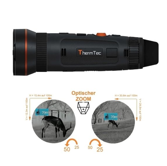 ThermTec | WILD 650DL PRO Wärmebildkamera mit Entfernungsmesser