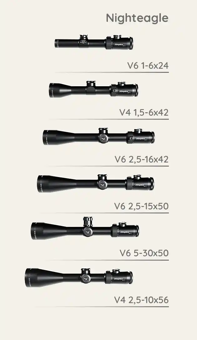 3rd generation hunting rifle scopes