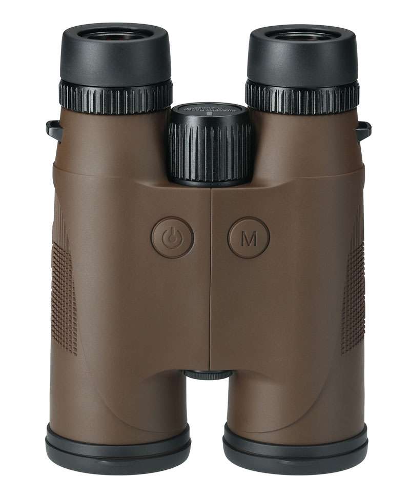 Binocular with rangefinder Pirschler Range 10x45 brown DDoptics