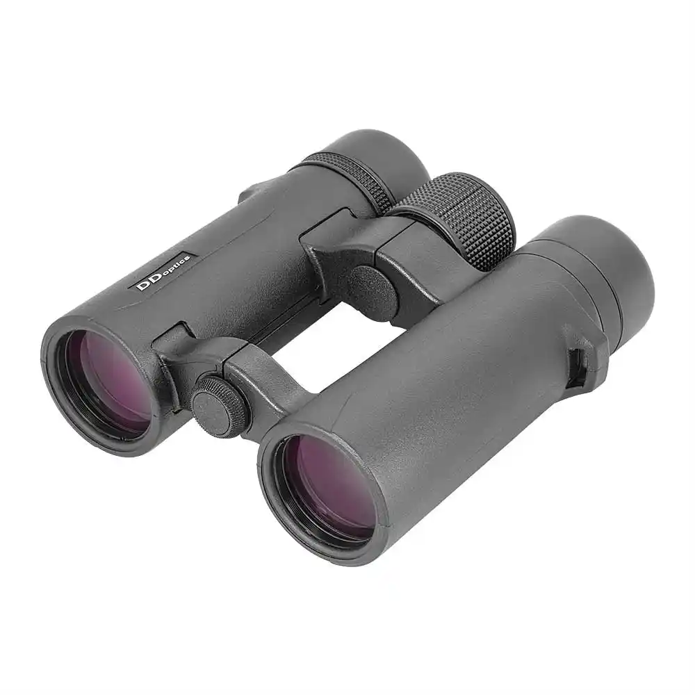DDoptics ULTRAlight 8x34 Fernglas in schwarzer liegender Produktansicht