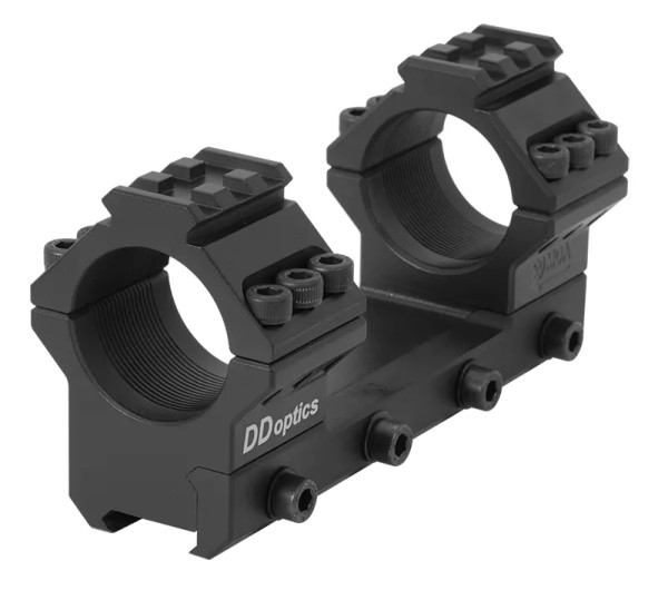 DDoptics mounting rail DDMP with 34 mm rings black