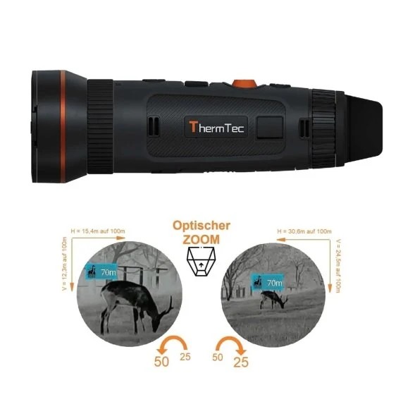 ThermTec | WILD 650DL PRO Wärmebildkamera mit Entfernungsmesser