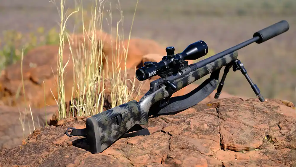 DDoptics NFX Tactical 5-30x50 Premium Zielfernrohr mit Mildot-Absehen, Zero Stop und ballistischem Turm