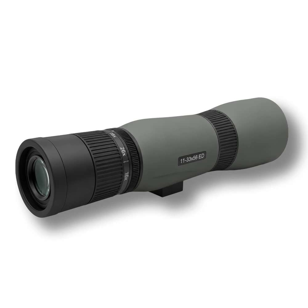 DDoptics UltraView ED 11-33x56 mit Blick auf das 56-mm-Objektiv
