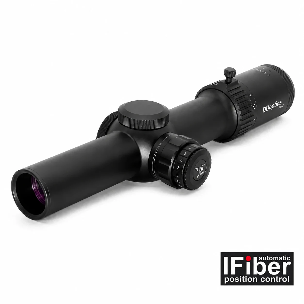 DDoptics NXT V10 1-10x28 mit automatischer iFiber-Leuchtpunktsteuerung