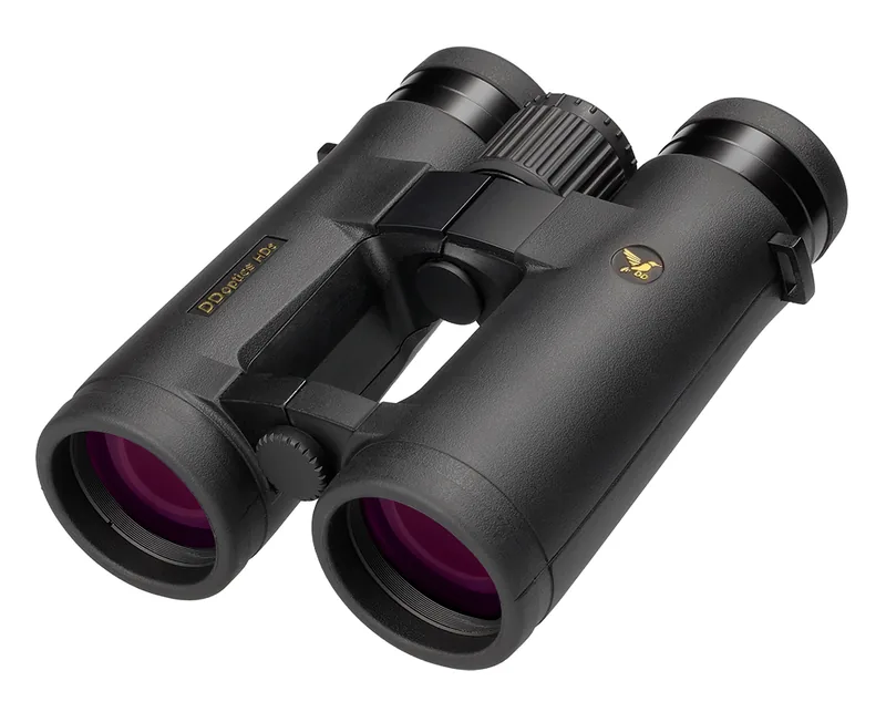 DDoptics HDS 10x42 Premium-Fernglas für Vogelbeobachtung auf weißem Hintergrund