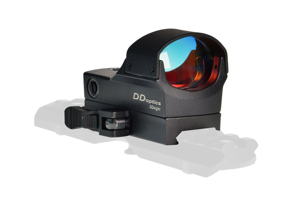 Offenes DDoptics DDsight Gen3 Rotpunktvisier für die Drückjagd