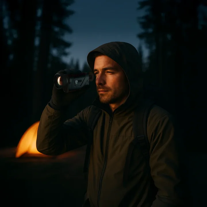 ATN manufacturer illustration: exploring outdoors