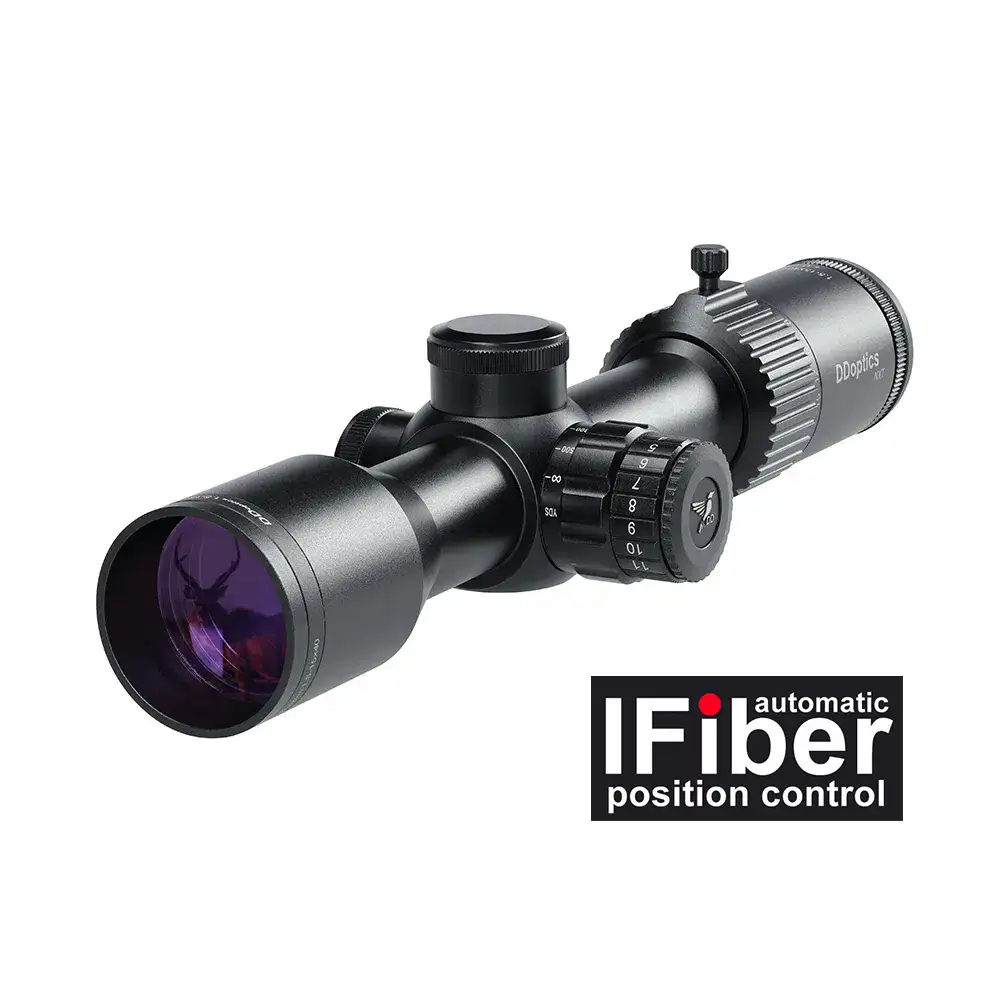 DDoptics NXT V10 1,5 bis 15 mal 40 Zielfernrohr mit automatischem iFiber-Leuchtpunkt für die Drückjagd