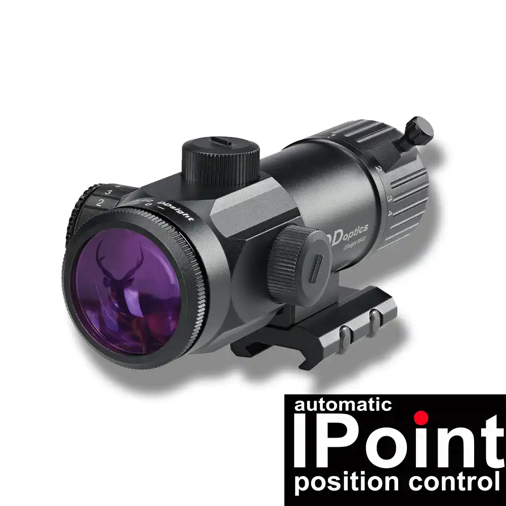 DDoptics DDsight MAG 1 bis 4 mal 22 mit jagdlichem Absehen und automatischem IPoint-Leuchtpunkt