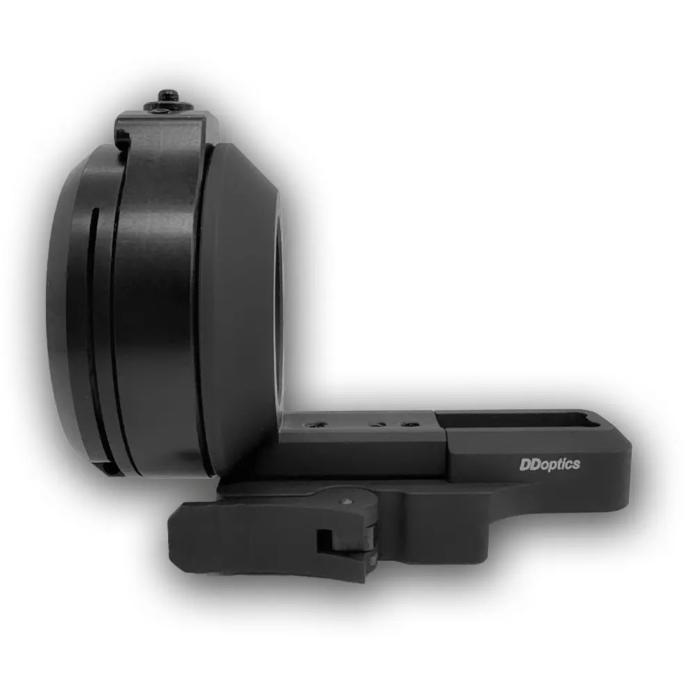 DDsight MAG Schnellspann-Montage mit WBK-Adapter, freigestellt auf Weiß