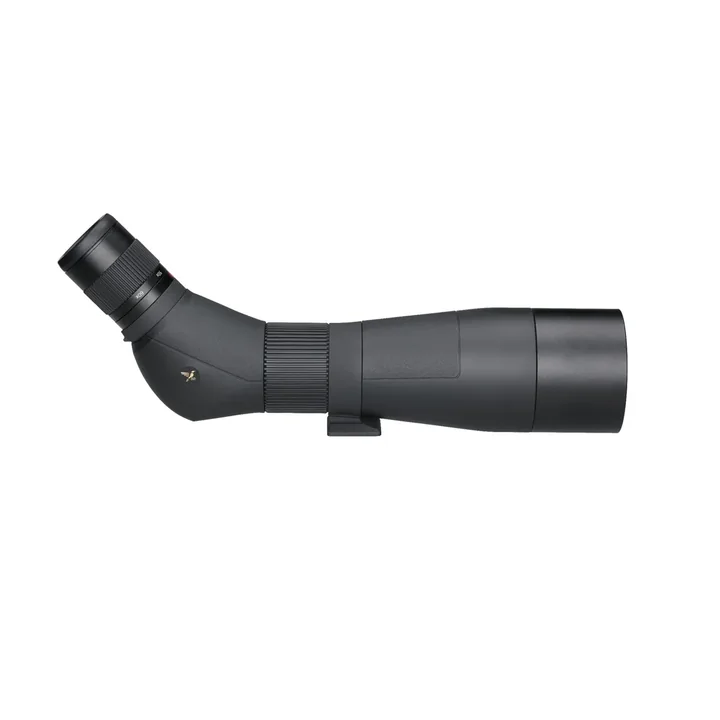 DDoptics SHG 85 APO Spektiv in seitlicher Ansicht mit Fokussierring und Okular