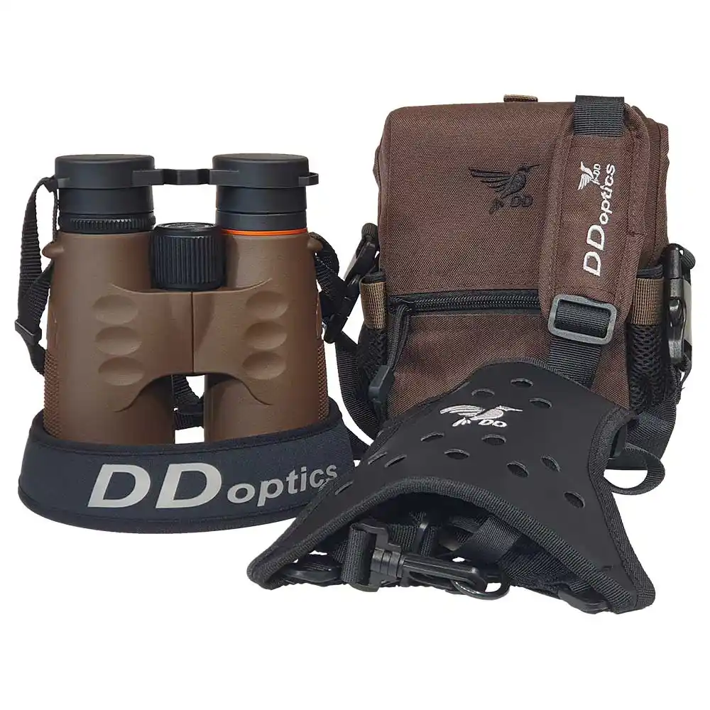 DDoptics Nighteagle DX binoculars with bag and harness