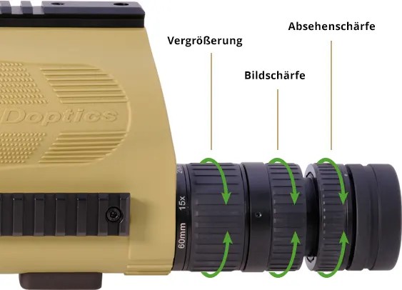 DDMP spotting scope 15-45x60 ED focusing