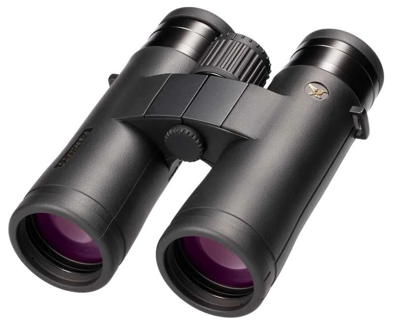 Grünes DDoptics SHG 10x42 Premium-Fernglas für anspruchsvolle Vogelbeobachtung auf weißem Hintergrund