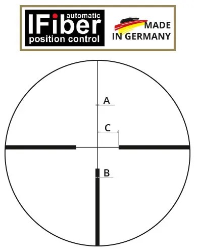 Rifle scopes with high-quality reticle