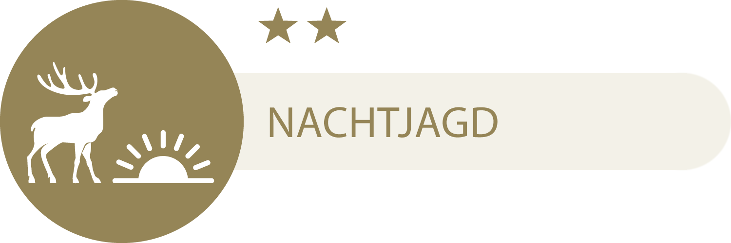 Nachtjagd - 2 Sterne Eignet sich für Nachtjagd